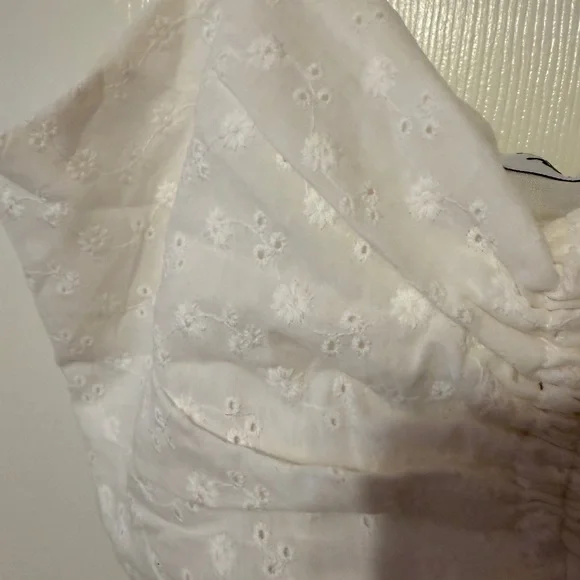 Princess Polly White Floral Print Crop Top - Picture 4 of 7